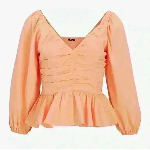 Express orange blouse size xs - Picture 9 of 16